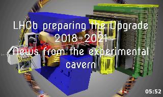 Image of the cover of the video;LHCb Cavern Summer 2019