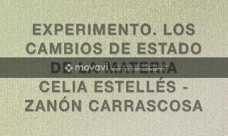 Soy Celia Estellés-Zanón Carrascosa, he realizado este experimento sobre los
