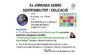 Autor: Picó, Maria Josep ; 2a Jornada sobre sostenibilitat i educació. Val&e