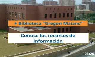 Conoce los recursos que ofrece la Biblioteca de Ciencias Sociales "Gregorio Mayans&qu
