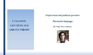Introducción a la persuasión en el discurso político y profesional