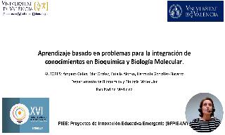 Aprendizaje basado en problemas para la integración de conocimientos en Bioqu&iacut