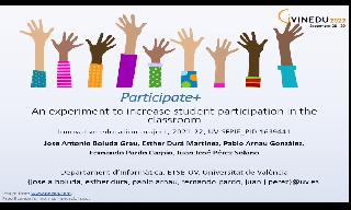 Video presentation of the educational innovative project: "Participate+" for the