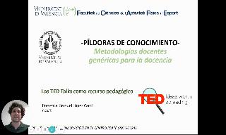 13) Las Ted Talks como recurso pedagógico (Samuel López Carril)