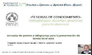 15) Jornadas de posters e infogramas para la presentación de tareas en el aula (Pal