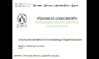 09) Introducción del Kahoot en la metodología Flipped Classroom (Roberto San