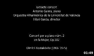 OFUV Extracte 2 Concert piano Xostakovitx  2013