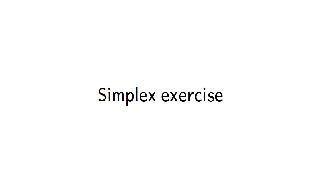 Symplex exercise corresponding to unit 4 of Mathematics II