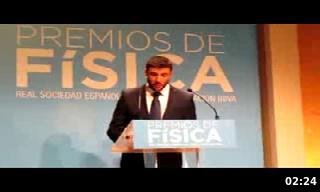 Discurso de entrega del Premio RSEF-BBVA 2014. 19 de mayo de 2015. Madrid.