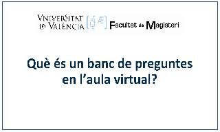 Imatge de la portada del video;Què és un banc de preguntes en l'aula virtual?