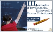 III Jornades d'Investigació, Innovació i Bones Pràctiques Valè