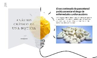 Descripcion y análisis de la noticia sobre el uso continuado del paracetamol y la h
