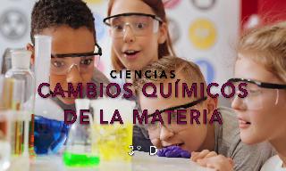 Video experimental sobre los cambios químicos de la materia para alumnos de tercer 