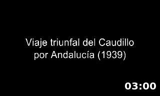 Presentaci&oacute;n del documental Viaje triunfal del Caudillo por Andaluc&iacute;