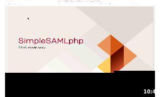 Presentación vsTECNIRIS-40

SimpleSAMLphp. Software de código abierto que 