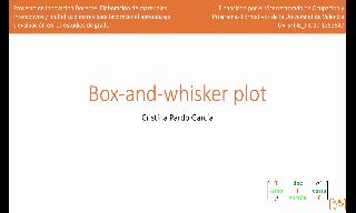 Video that explain the box-and-whisker plot, how to create a box plot with Excel and inter