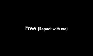 Free: repeat with me (Subliminal economics)
