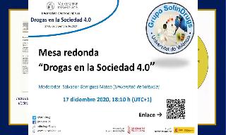 II Workshop Grupo SolinDrugs Drogas en la Sociedad 4.0
17-18 de diciembre de 2020

