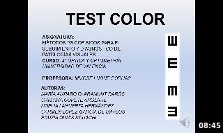 Test de Umbrales Cromaticos
