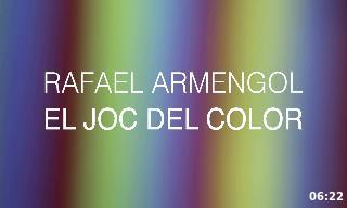 Vídeo explicativo relativo al estudio del color que realiza Rafael Armengol.