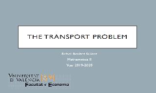 In this video we model and solve with LINGO the transport problem.