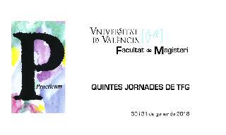 Autor: Caurín, Carlos ; V Jornades de TFG. València, 30 i 31 de gener de 201