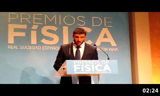 Discurso de la entrega del Premio RSEF-BBVA 2014. 19 de mayo de 2015. Madrid. 