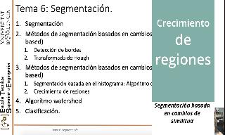 Algoritmo de segmentación basado en el crecimiento de regiones